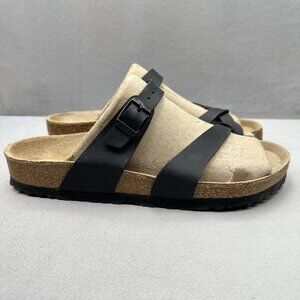 Birkenstock Mayari Womens Size 8 (EU 39) Sandals Black Birko-Flor Slides Buckle